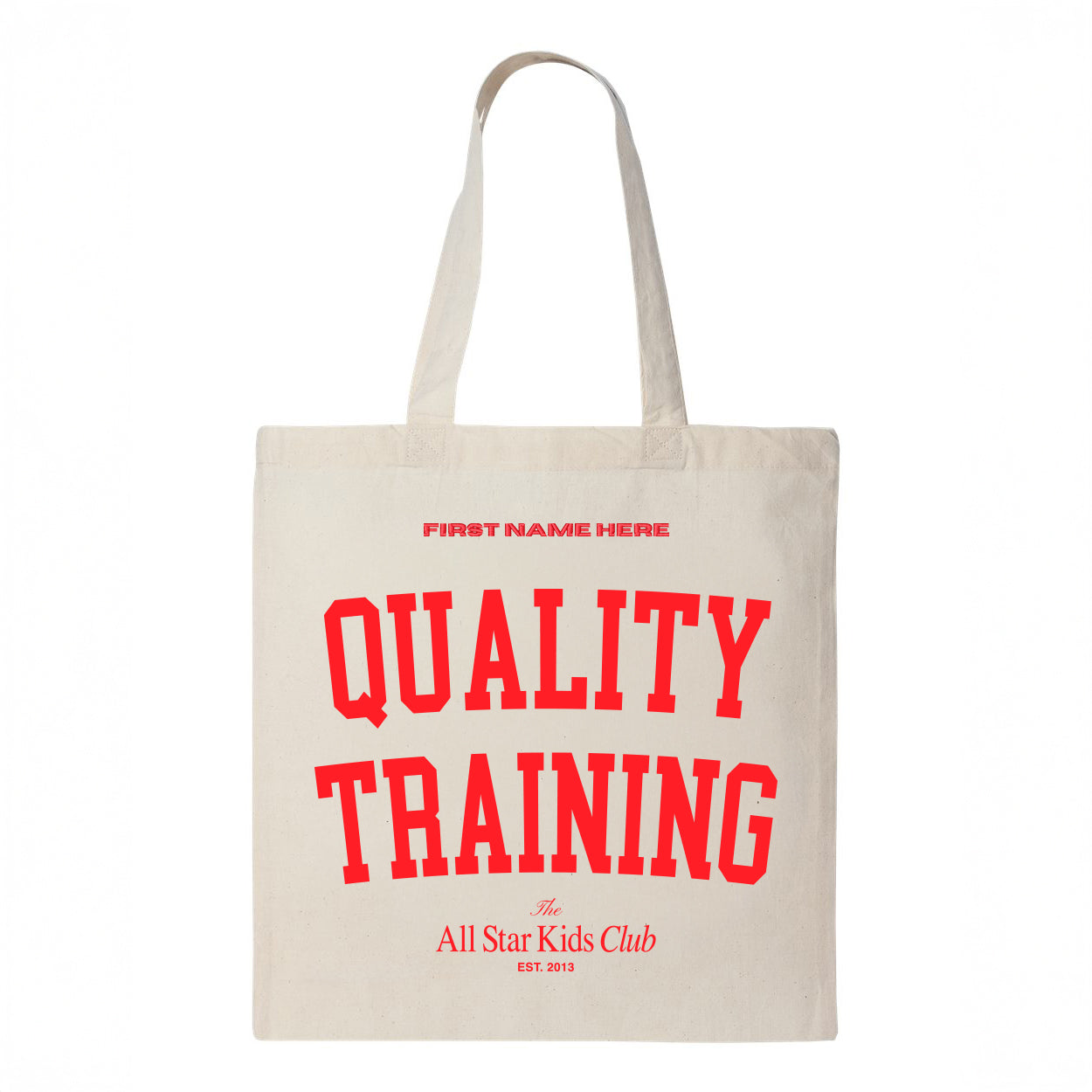 Quality Training Tote Bag