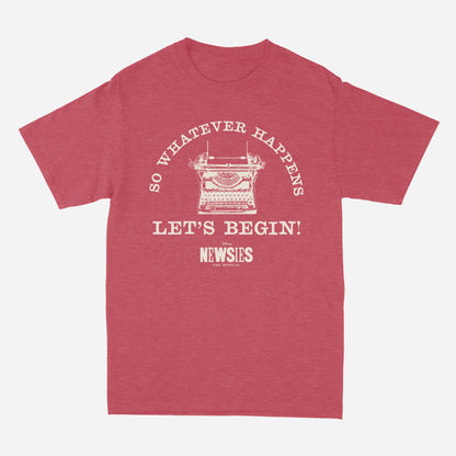 So Whatever Happens, Let's Begin!