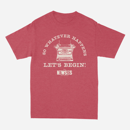 So Whatever Happens, Let's Begin!